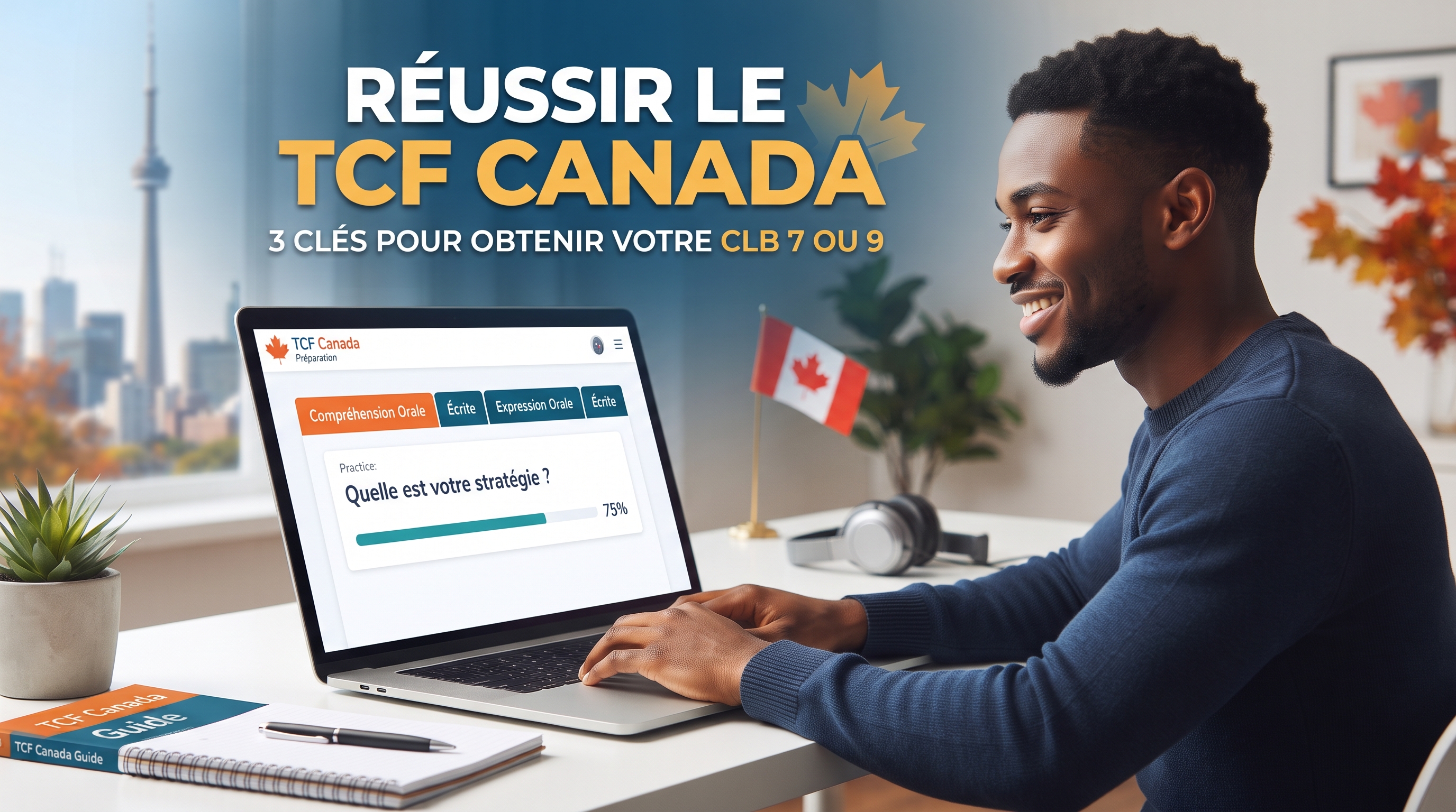 Réussir le TCF Canada  3 clés